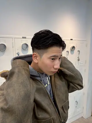 パーマ メンズ 🌀toa/波巻き✨ /メンズパーマ／栄のヘアスタイル