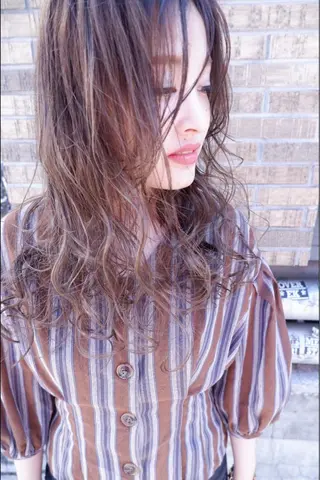 ロング カラー 横浜🍒カット エクステ/RIEのヘアスタイル