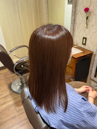 セミロング カラー アンフール所属・amfoule KAI モデル募集中のヘアスタイル