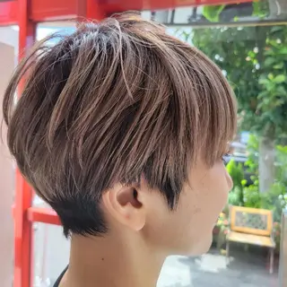 ショート 遠藤 史秋のヘアスタイル