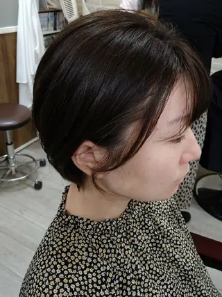 ショート アイブロウ◎ rista藤岡佳世のヘアスタイル