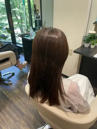 ロング 脇 麻紘のヘアスタイル