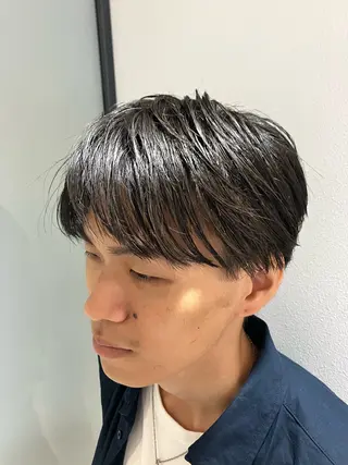 ショート カラー パーマ メンズ ✨髪質改善✨ 梅田蒼のヘアスタイル