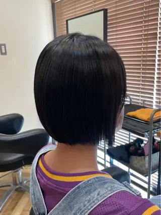 ショート 鎌取/透明感カラー /ボブ/顔まわりのヘアスタイル