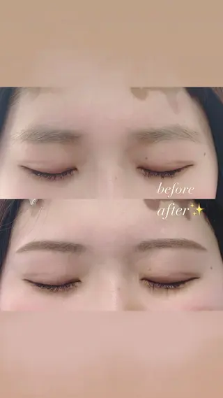 アイブロウ M.wish Rin🩰️🫧のマツエク・マツパデザイン