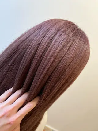 ロング カラー おかにわ みりのヘアスタイル