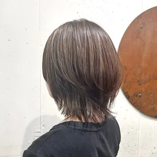 ミディアム ボブ/レイヤー /服部ルミナ🦋のヘアスタイル