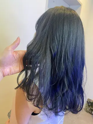 セミロング カラー scene.池袋所属・scene. haraのヘアスタイル