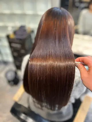 ロング 🌷ブリーチ縮毛矯正 /mina🌷のヘアスタイル