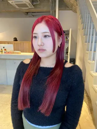 ロング レイヤーカット/ ダブルカラー/櫻井のヘアスタイル