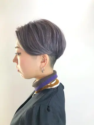 ショート カラー ヘアアレンジ GRAND OMOTESANDOのヘアスタイル
