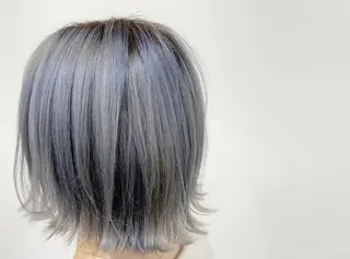 ミディアム カラー あべ ゆうかのヘアスタイル