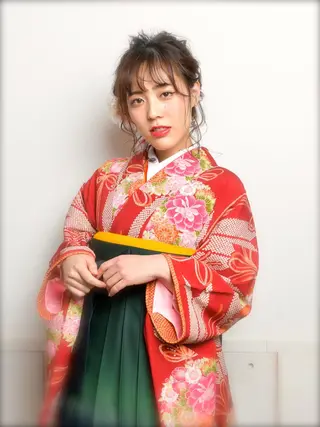 ヘアアレンジ 乳井 悠香のヘアスタイル