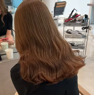 ロング カラー パーマ/ブリーチ🐏 モデル募集中 ナナホのヘアスタイル