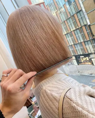 ショート カラー レイヤーカット/ボブ /縮毛矯正✨大輝のヘアスタイル