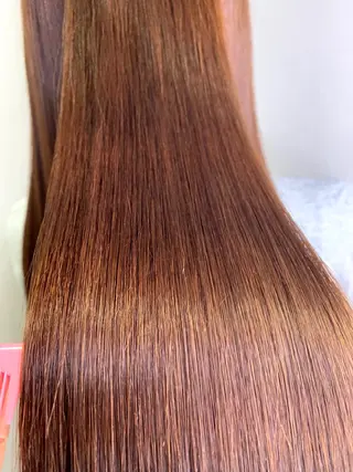 セミロング カラー 髪質改善/縮毛/新宿 🫧SUZUKA🫧のヘアスタイル