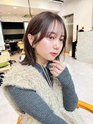 ショート 🌈韓国ボブミディ 表参道sandノスケのヘアスタイル