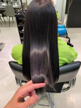 ロング カラー ヘアアレンジ 似合わせ専門美容師 なかじまのヘアスタイル