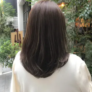 ミディアム LOMA🇰🇷 銀座クボタのヘアスタイル