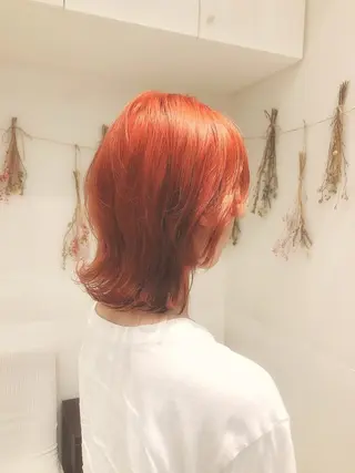 ミディアム カラー はだゆうき @hadadan08のヘアスタイル