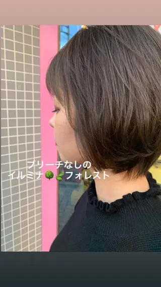 ショート カラー DiMPlE  ディンプル所属・🌸スタイリスト 山浦美恵のヘアスタイル