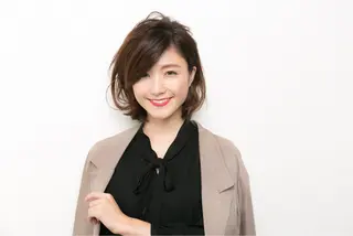 ショート ヘアアレンジ いしだ みさきのヘアスタイル