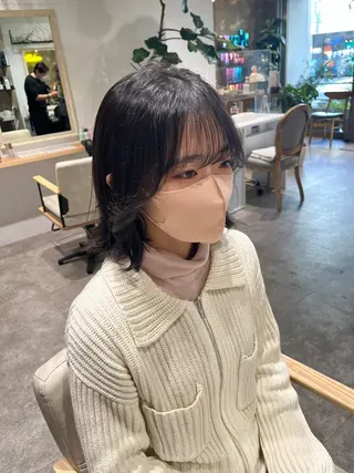 ミディアム ZEST kalon RINAのヘアスタイル