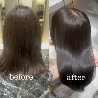ミディアム 💎髪質改善艶髪 💎透明感カラー💎のヘアスタイル