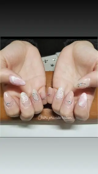 カラー ネイル Chérinail 爪のお手入れのネイルデザイン