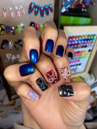 ネイル 福の爪 🍒福山千晴のネイルデザイン