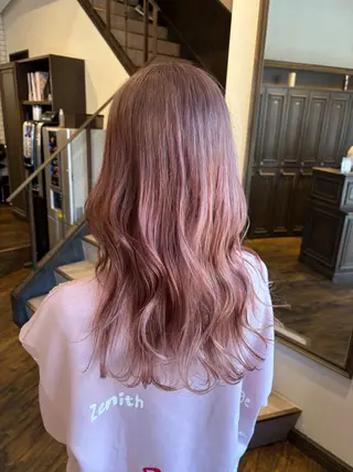 ミディアム カラー noa 似合わせ︰ 透明感︰韓国風のヘアスタイル