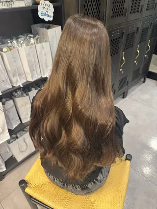 ロング 河村 紗良のヘアスタイル