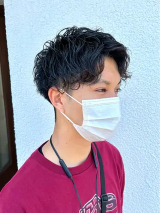 ショート パーマ メンズ men’s salon NOA solte. 【メンズサロン ノアソルテ】所属・メンズパーマ職人 加藤 弘貴のヘアスタイル