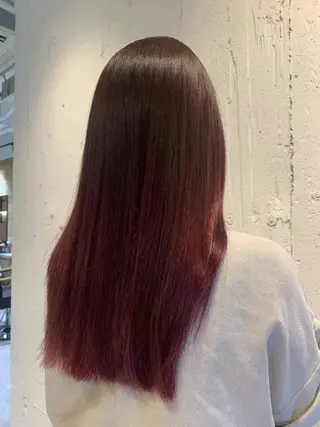 ロング カラー EIGHT 中川原 菜々子のヘアスタイル