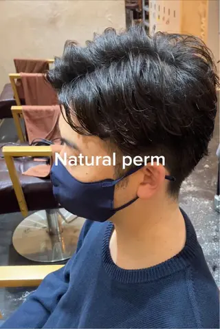 パーマ メンズ メンズ特化/パーマ/ フェードWATARUのヘアスタイル