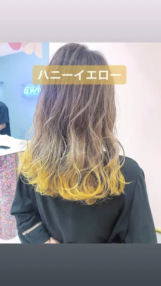 ロング カラー tuki yokohama所属・店長 小池アキトのヘアスタイル