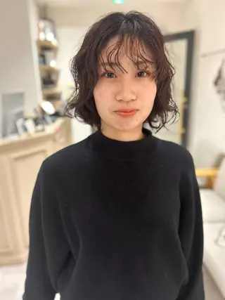 ショート パーマ パーマ特化 フシキサトシのヘアスタイル