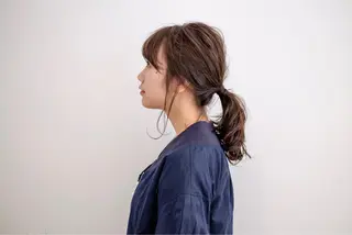 ミディアム 佐藤 旭のヘアスタイル