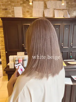 セミロング 🧡ミルクティー/ レイヤー🧡ショウナのヘアスタイル