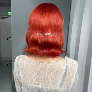 ミディアム カラー ハイトーン/ボブ /HBL/AYUNAのヘアスタイル