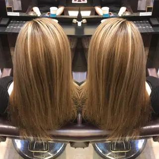 カラー KIRA スズキ タクヤ/店長のヘアスタイル