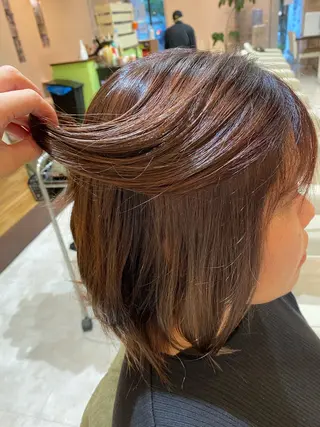 ミディアム 清水 有紗のヘアスタイル