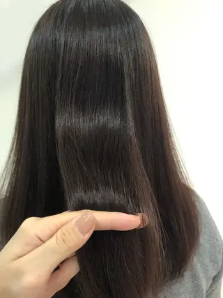 ミディアム カラー 青野 文香のヘアスタイル