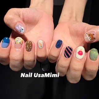 ショート 本町Nail Usa Mimi  SAKIのネイルデザイン