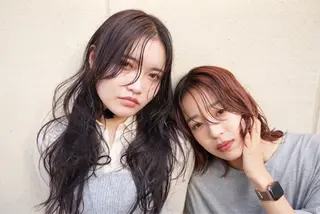 セミロング 韓国/透明感 Veluaのヘアスタイル