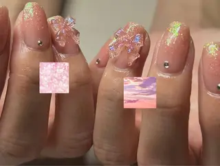 ネイル 🫧ユキ🫧 持込デザOK/平日夜のネイルデザイン