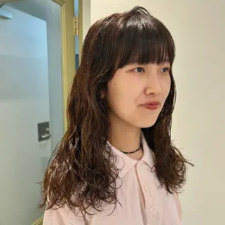 ロング パーマ メンズカット /パーマ🍀田畑玖音のヘアスタイル