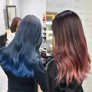 ロング カラー ヘアアレンジ 久米 治仁のヘアスタイル