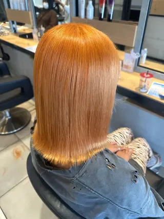 カラー 福井 美夢のヘアスタイル