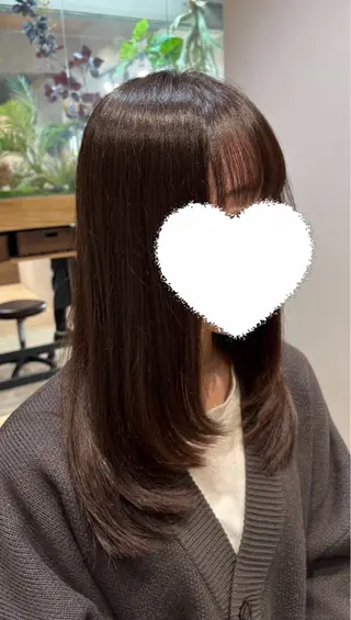 セミロング ✿︎AMELY呉服町 海野采紗‎✿  ‎のヘアスタイル